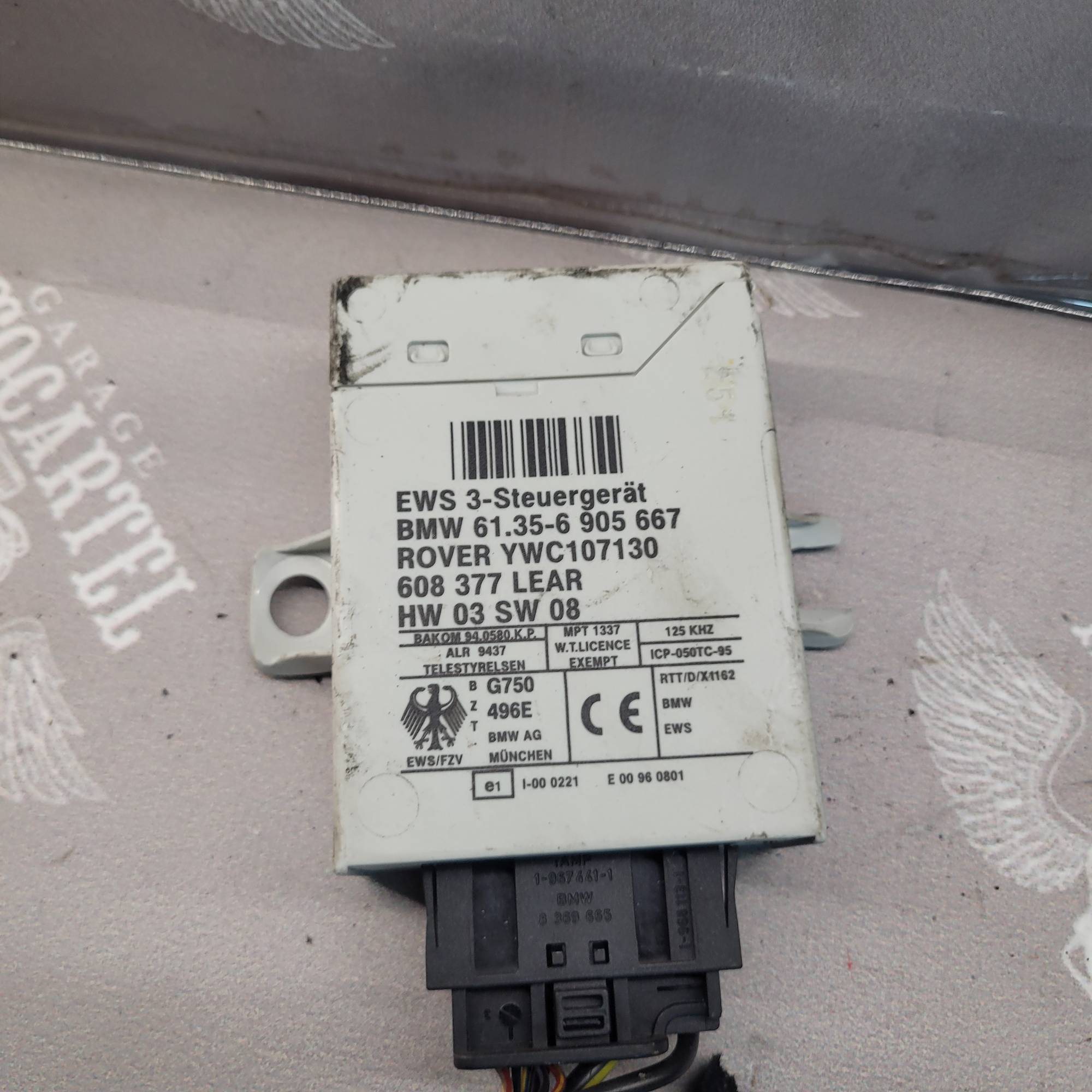 ммобілайзер (блок іммобілайзера) BMW X5 E53 (2003-2006) рестайл, 61356905667