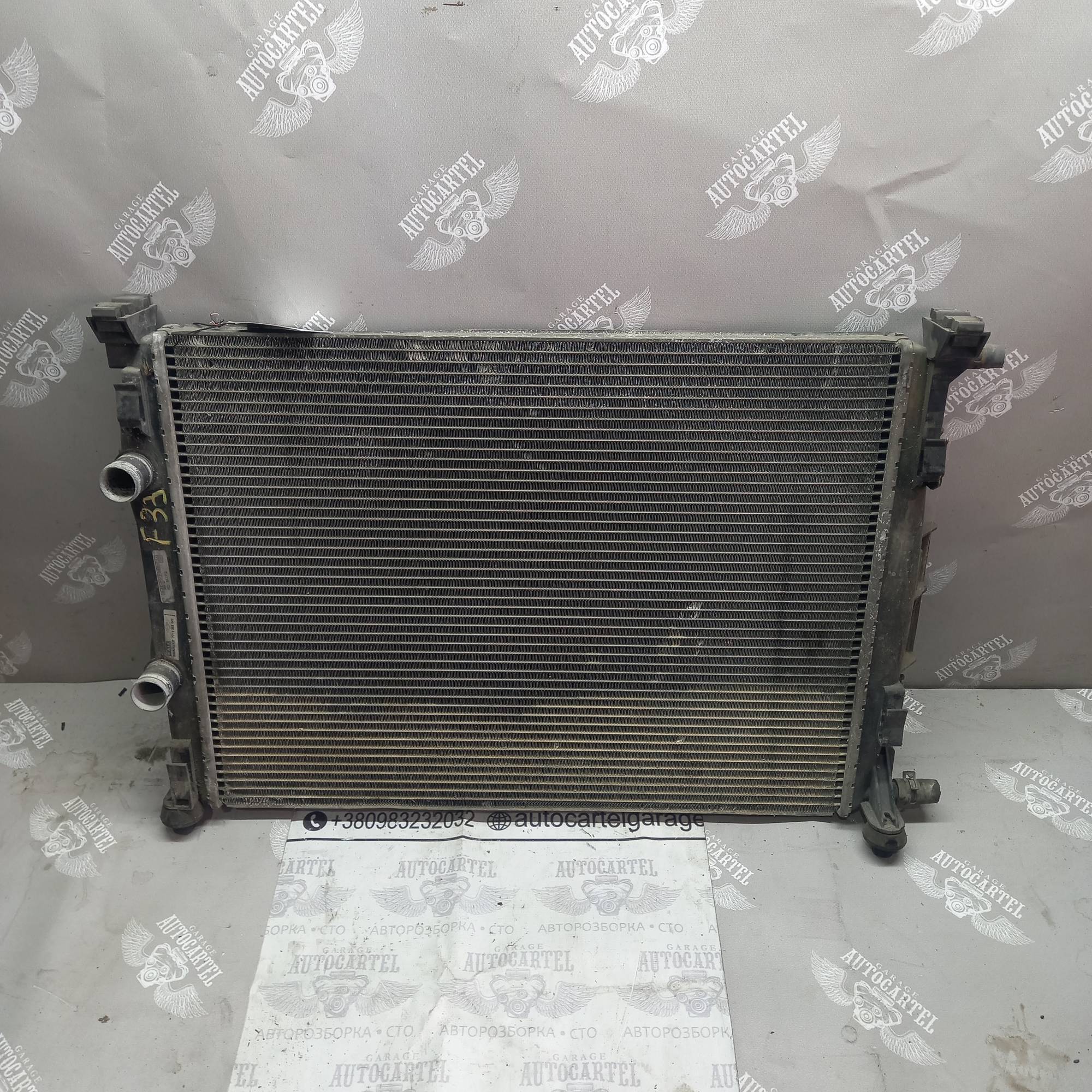Радіатор охолодження двигуна RENAULT MEGANE 2 з 2002-/ SCENIC 2 2003-1.5D-2.0 7711368041