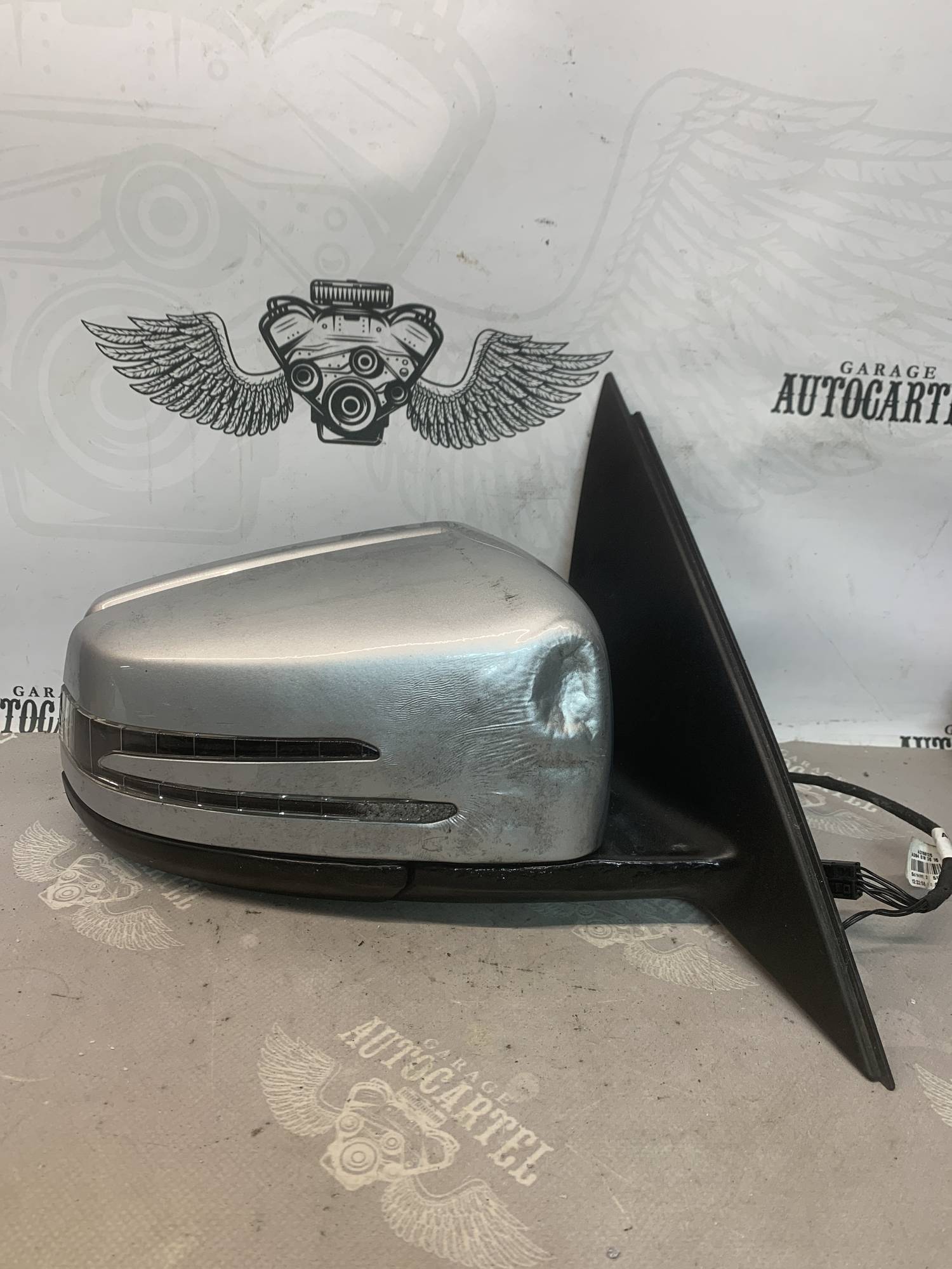 Дзеркало праве mercedes w204 2007-2014 г a3160442 7+2 pin,дефект, 21777578