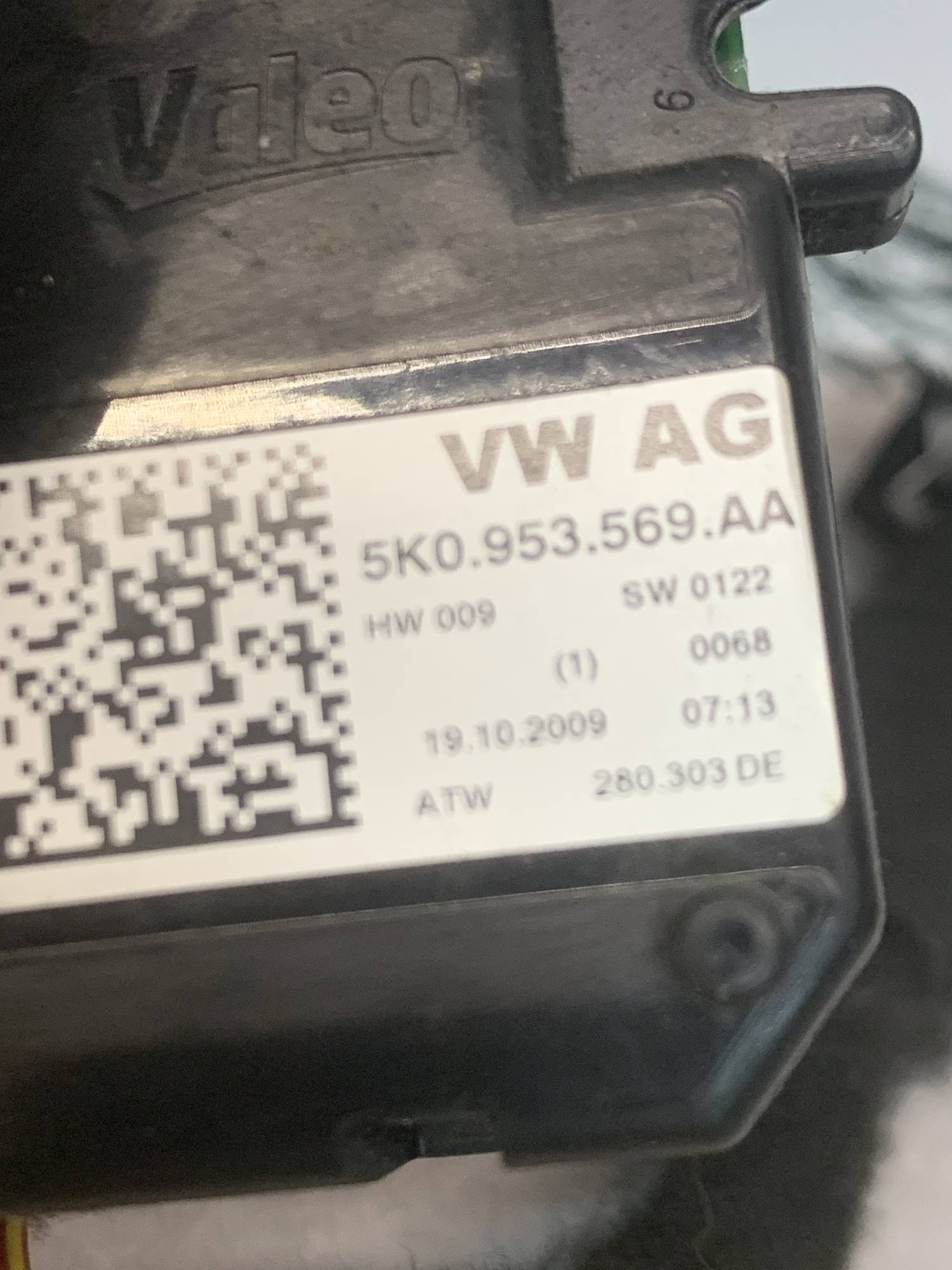 Шлейф керма VW PASSAT B6 B7 5k0953569aa