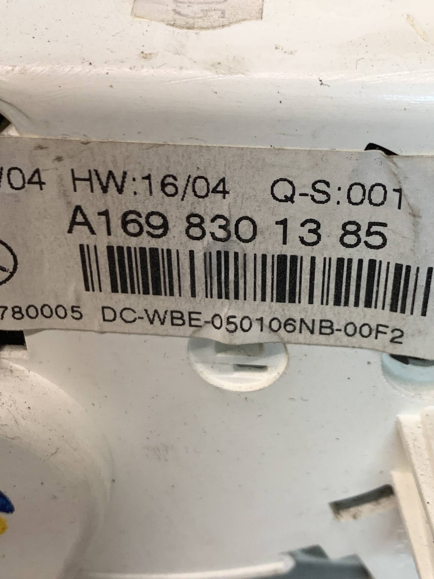 Блок керування пічки, клімат контролем Mercedes W169, W245 a1698301385