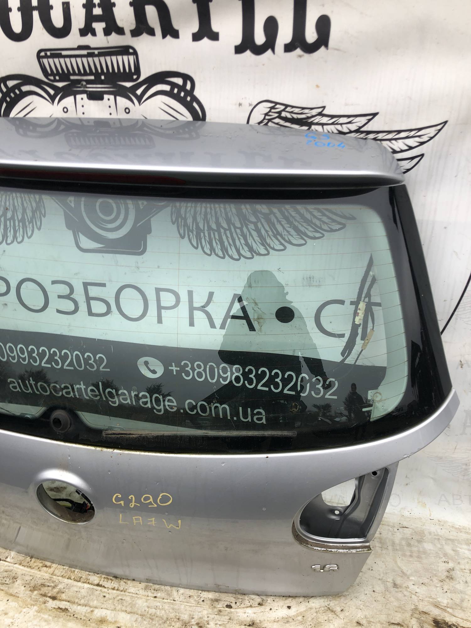 Задня ляда кришка багажника golf 5хетчla7w 21912207