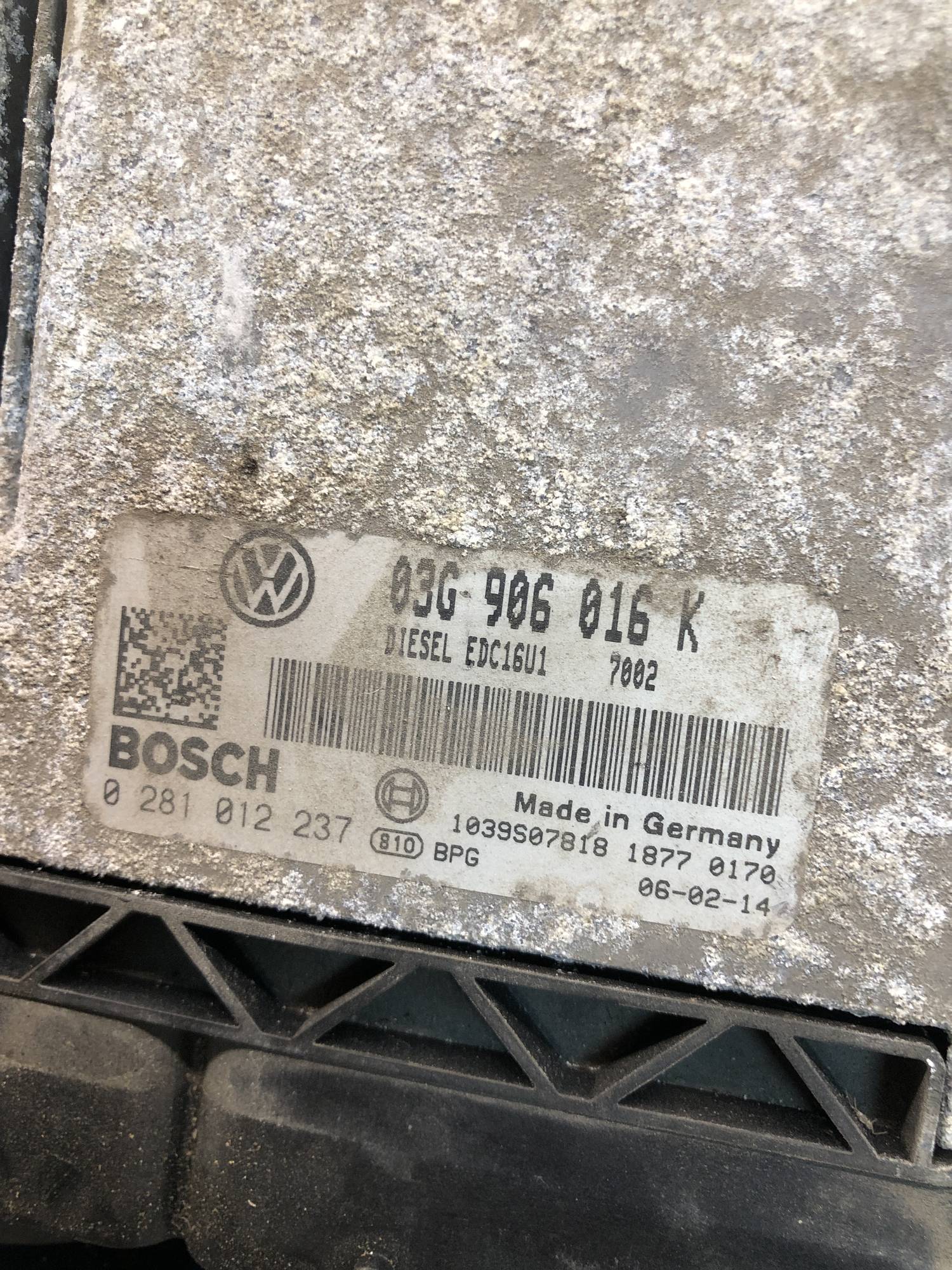 03g906016k Блок керування двигуном для Skoda Octavia A5 1.9tdi 03G906016K