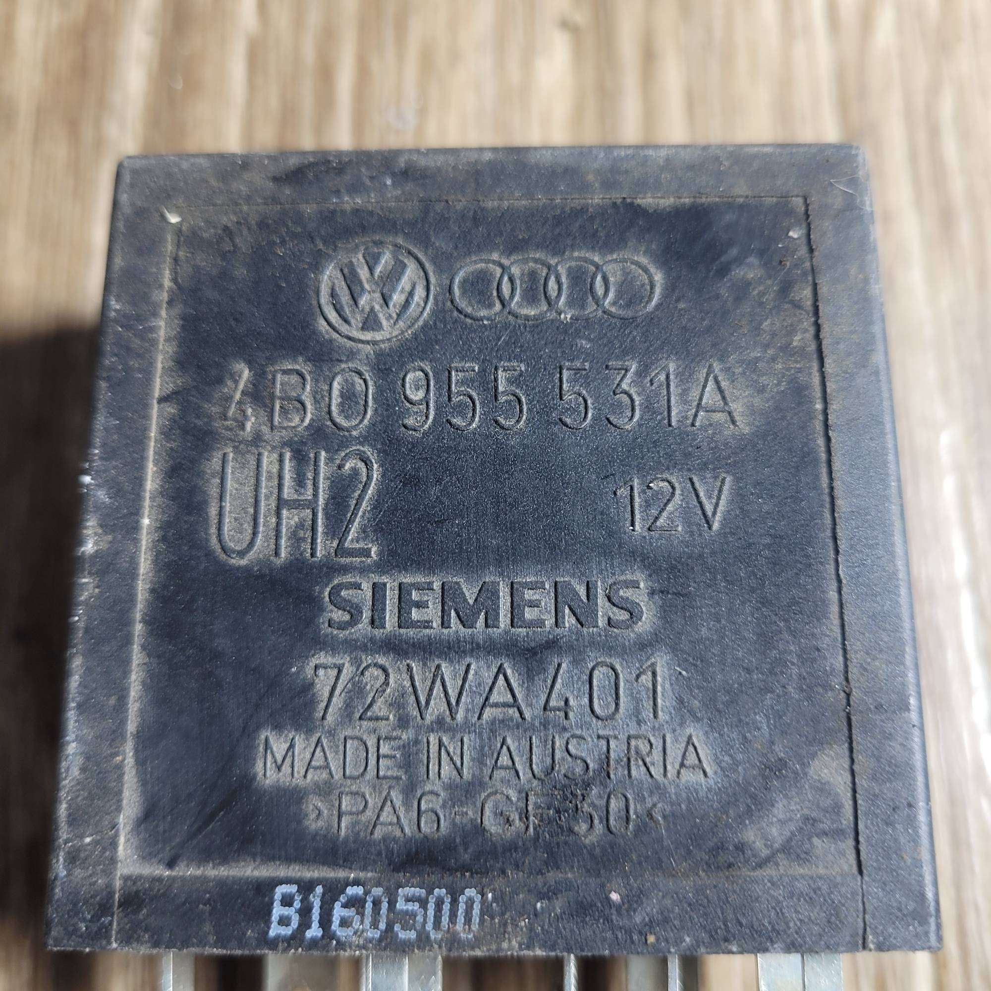 Реле двірників 377 Volkswagen Passat B5, Golf 4, Пассат Б5, Гольф 4. 4B0955531A