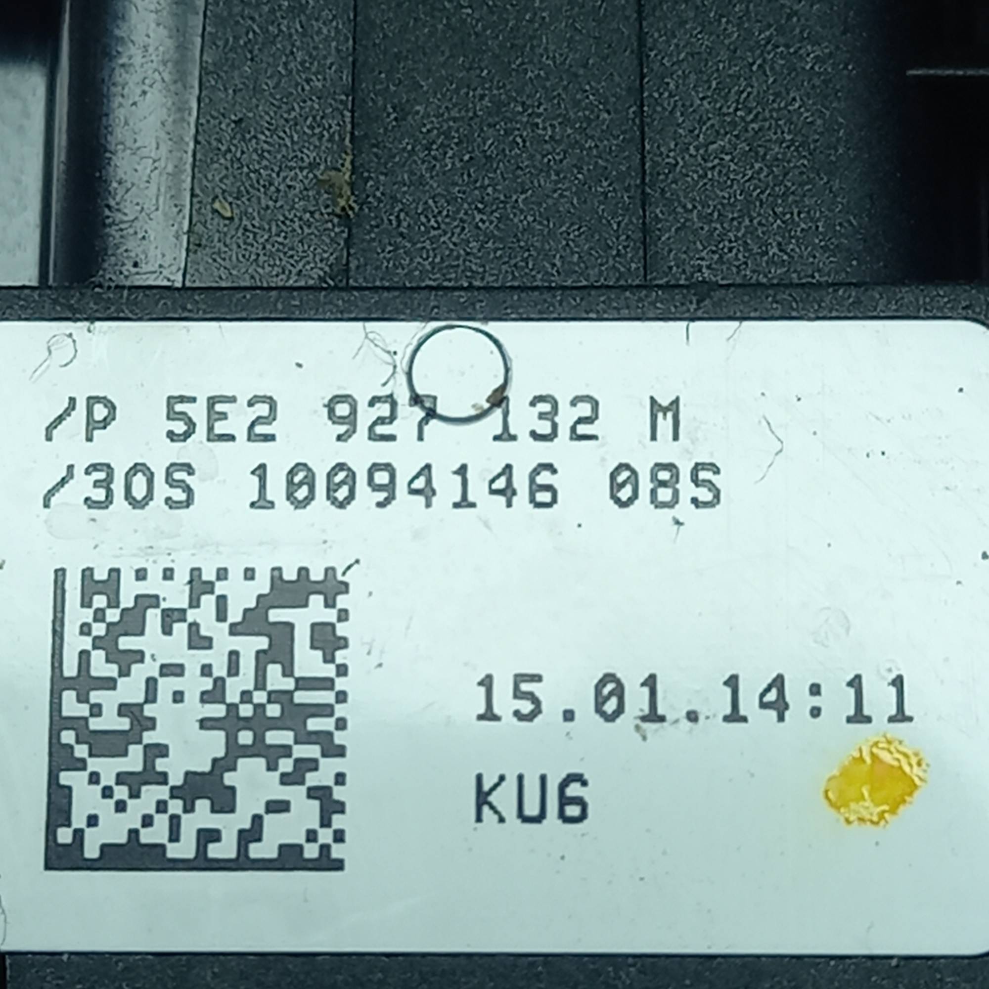 5e2927132m Панель керування кнопки Skoda Octavia A7 2013 - 2019 5e2927238b