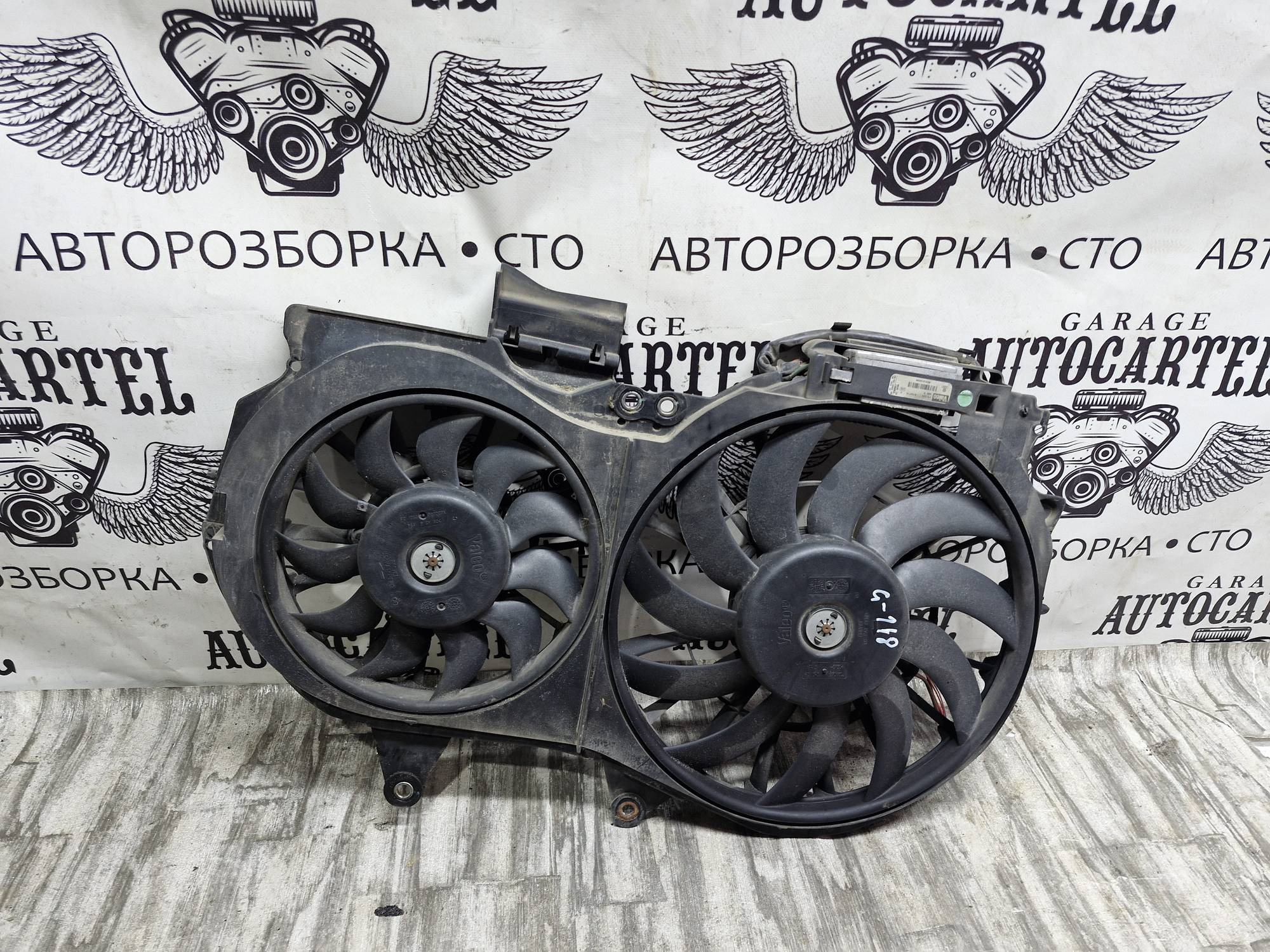 870669z, 8e0121205n Вентилятор охолодження радіатора Audi A4 B7 2004-2007