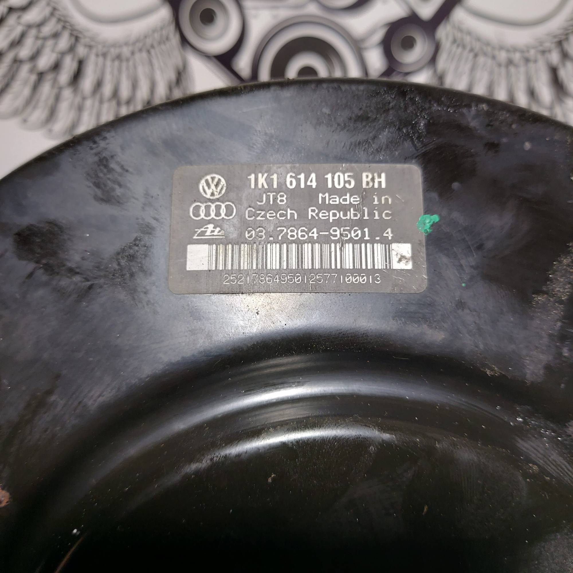 Вакуумний підсилювач гальм ATE VOLKSWAGEN GOLF 6 09-14 1K1614105BH