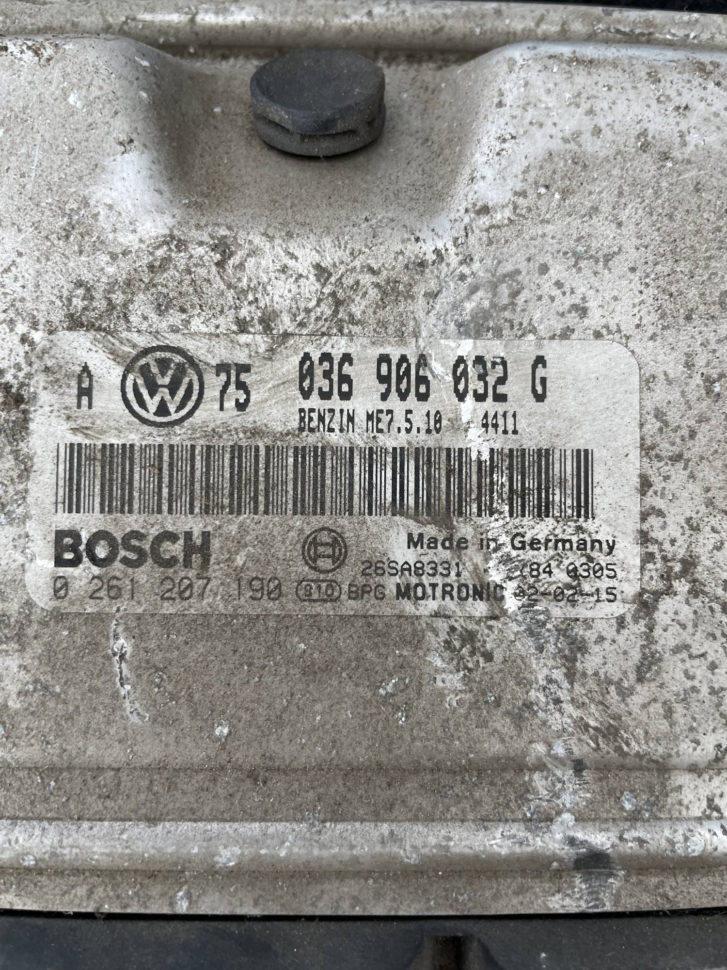 Блок управління двигуном ЕБУ VW GOLF IV 1.4 BCA 036906032G 0261207190