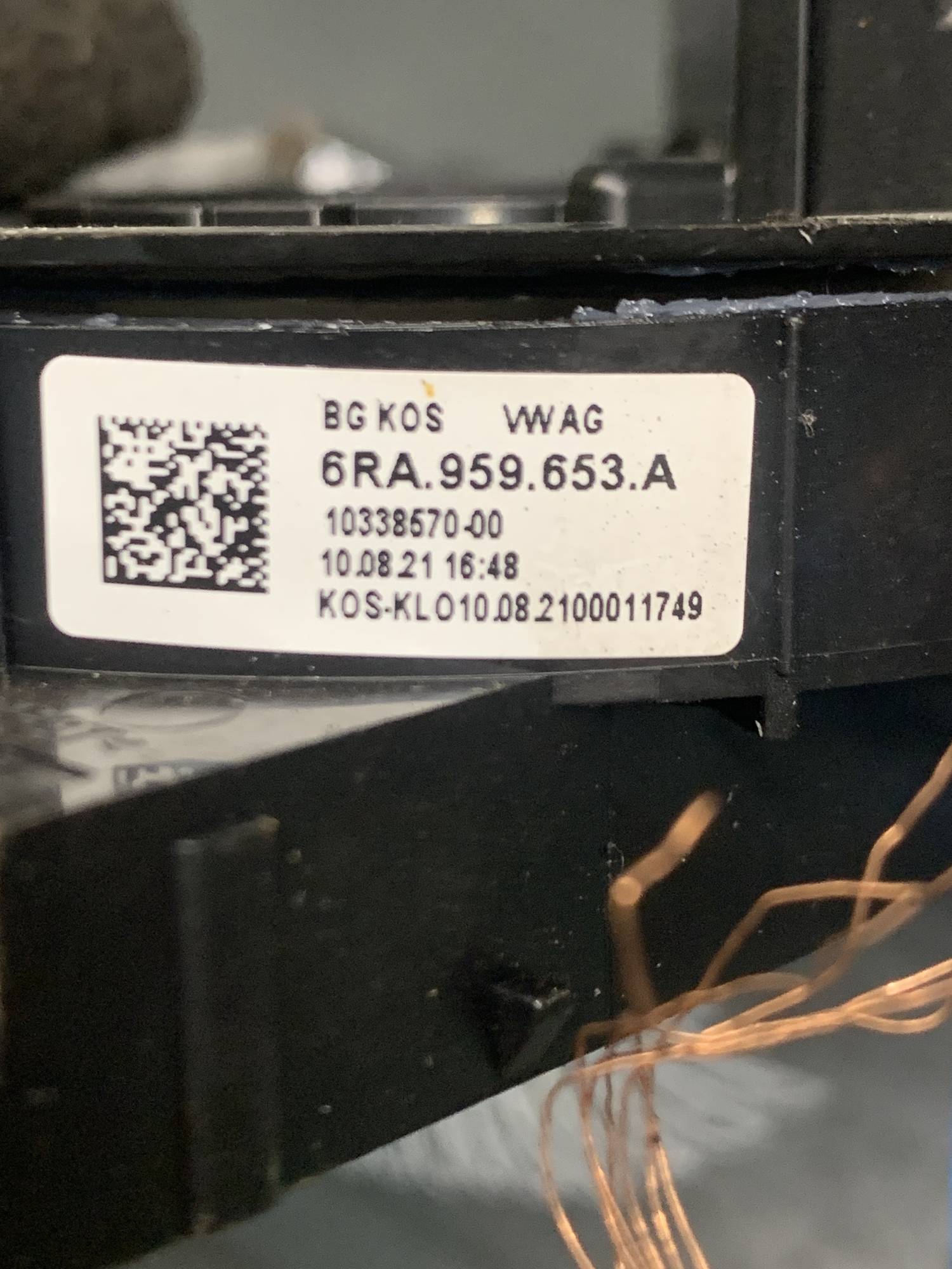 6ra959653a Шлейф подушки безпеки Seat Ibiza V 2017