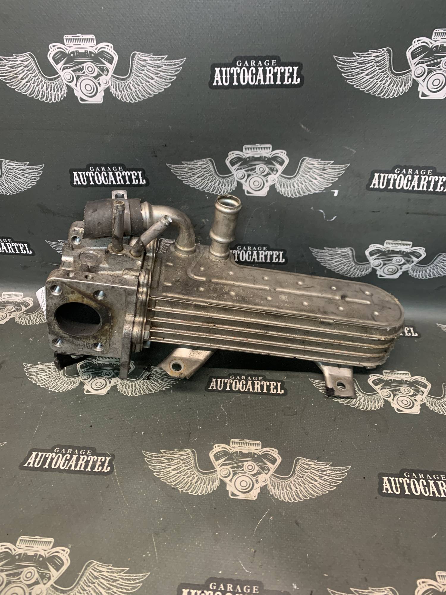 Радіатор відпрацьованих газів EGR Volkswagen Golf 5 Passat B6 Skoda Octavia A5 1.9 TDI, 038131513d, 038131063d