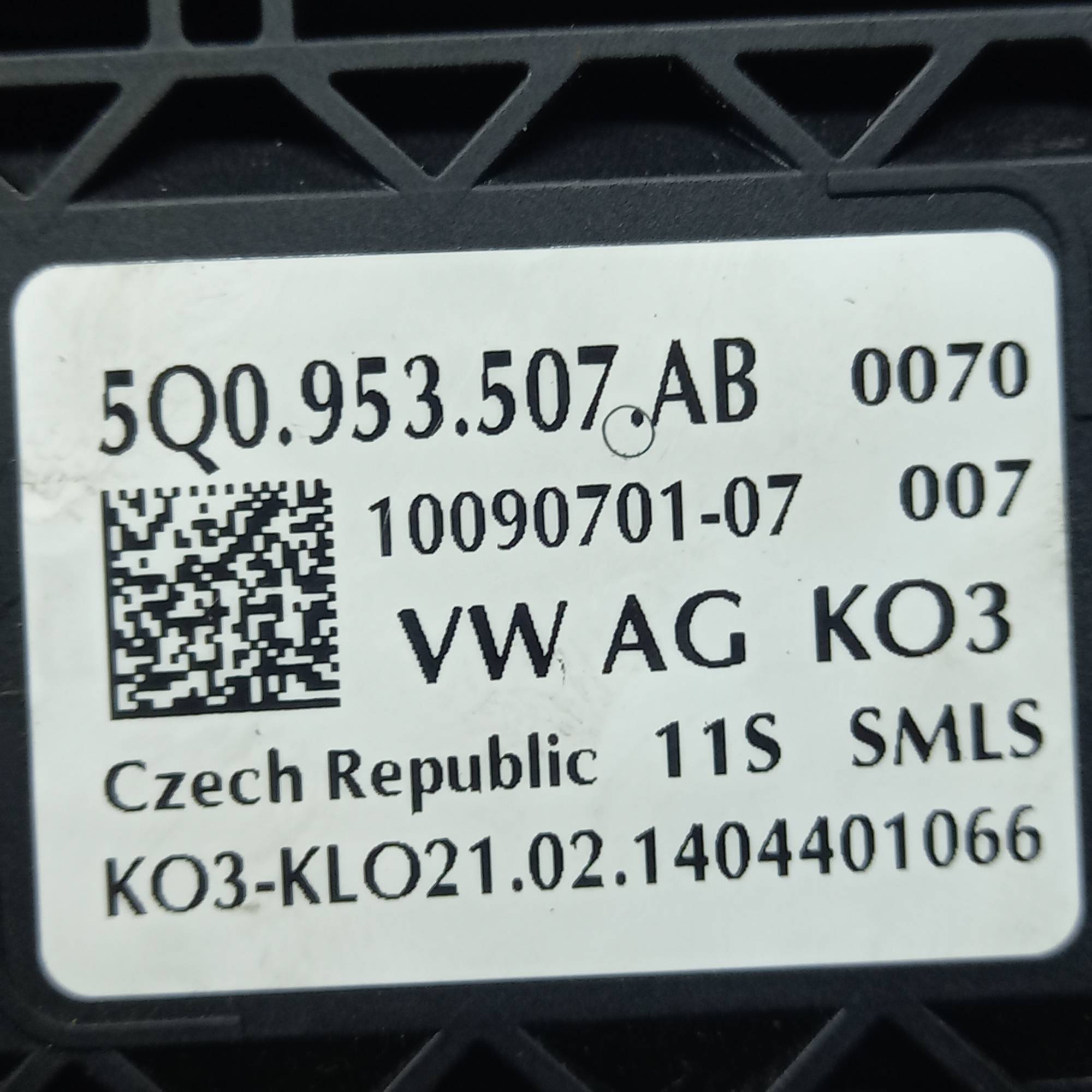 Підрульовий перемикач в зборі Skoda Octavia A7 5q0953507ab