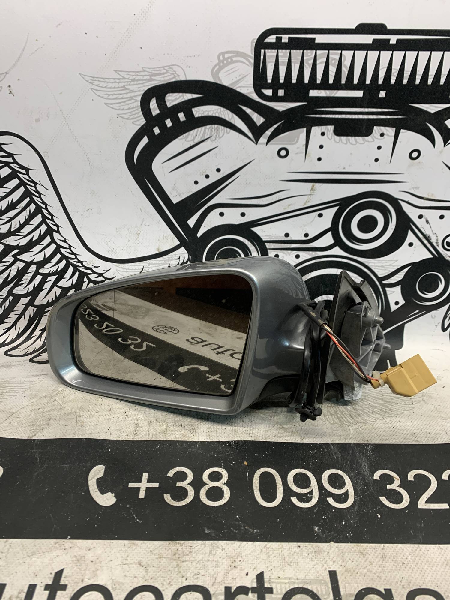 e1010681 Дзеркало ліве електр Audi A4 B6 2001-2004,5pin, 21902062