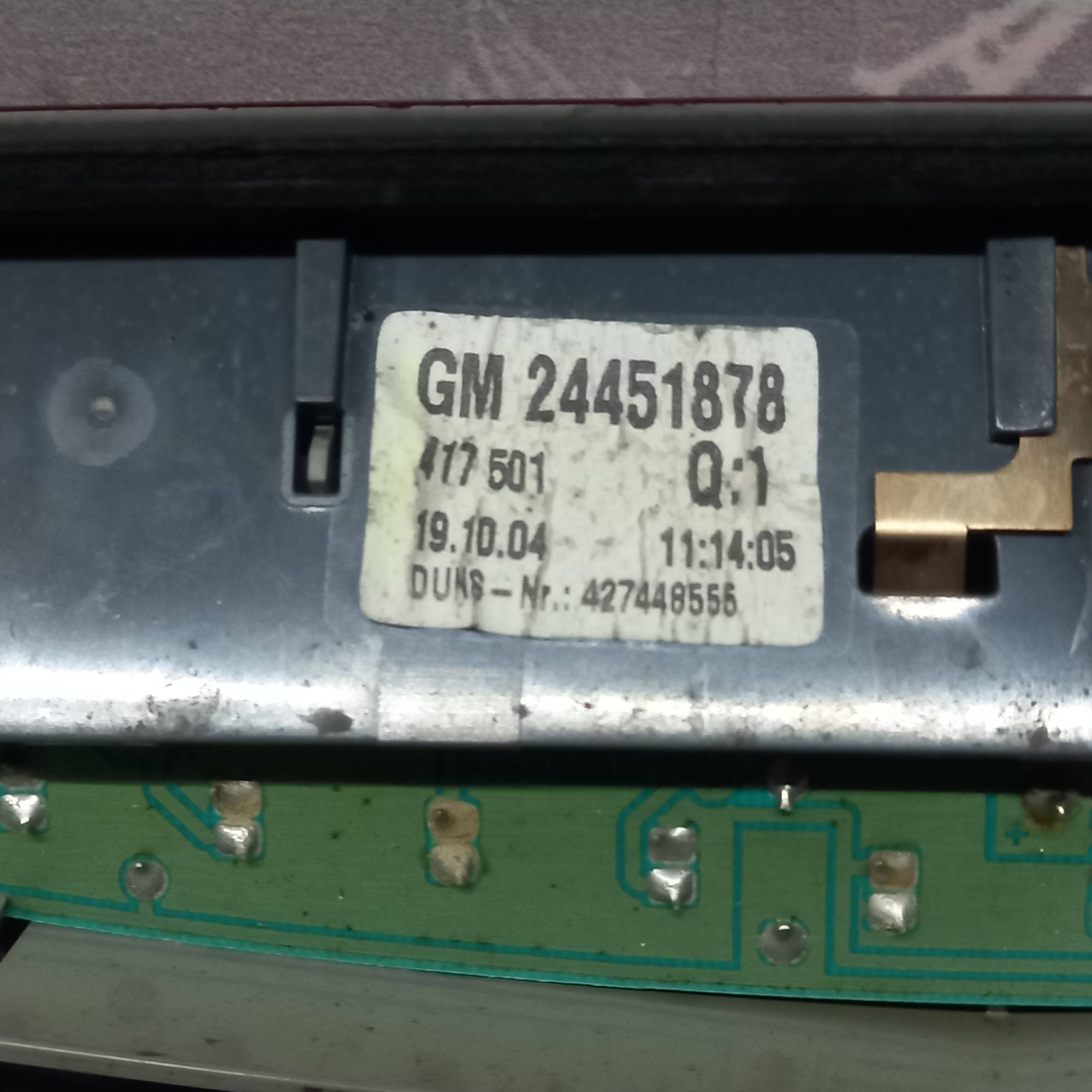 Стоп сигнал додатковий Opel Astra H48 24451878