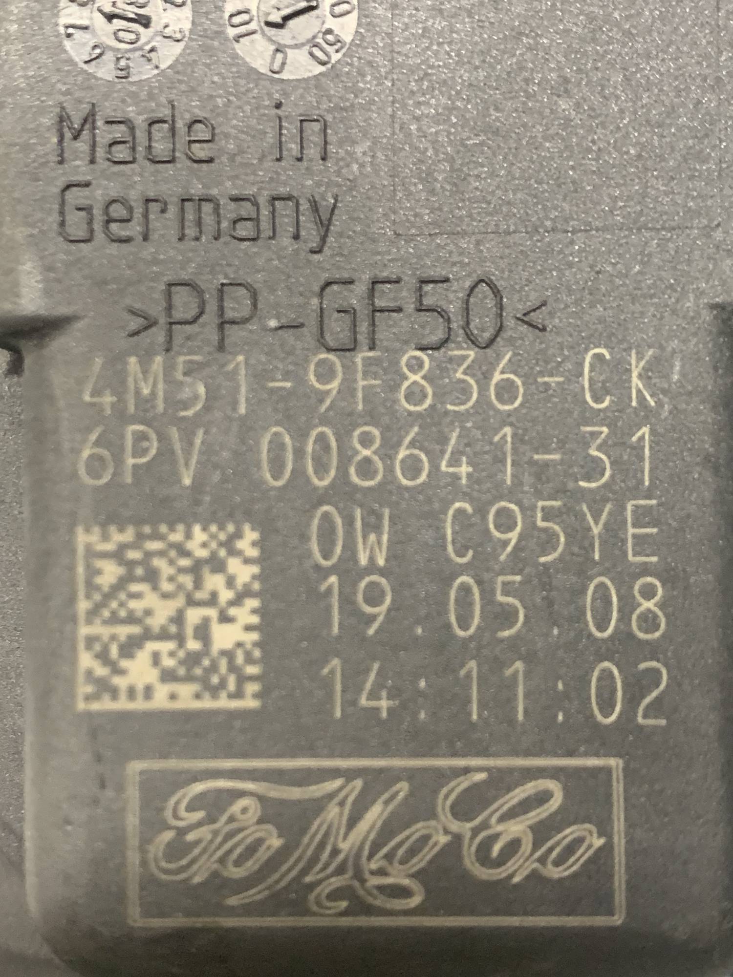 Педаль газу АКПП електрична пластик Ford Focus II c-max 4m51-9f836-ck