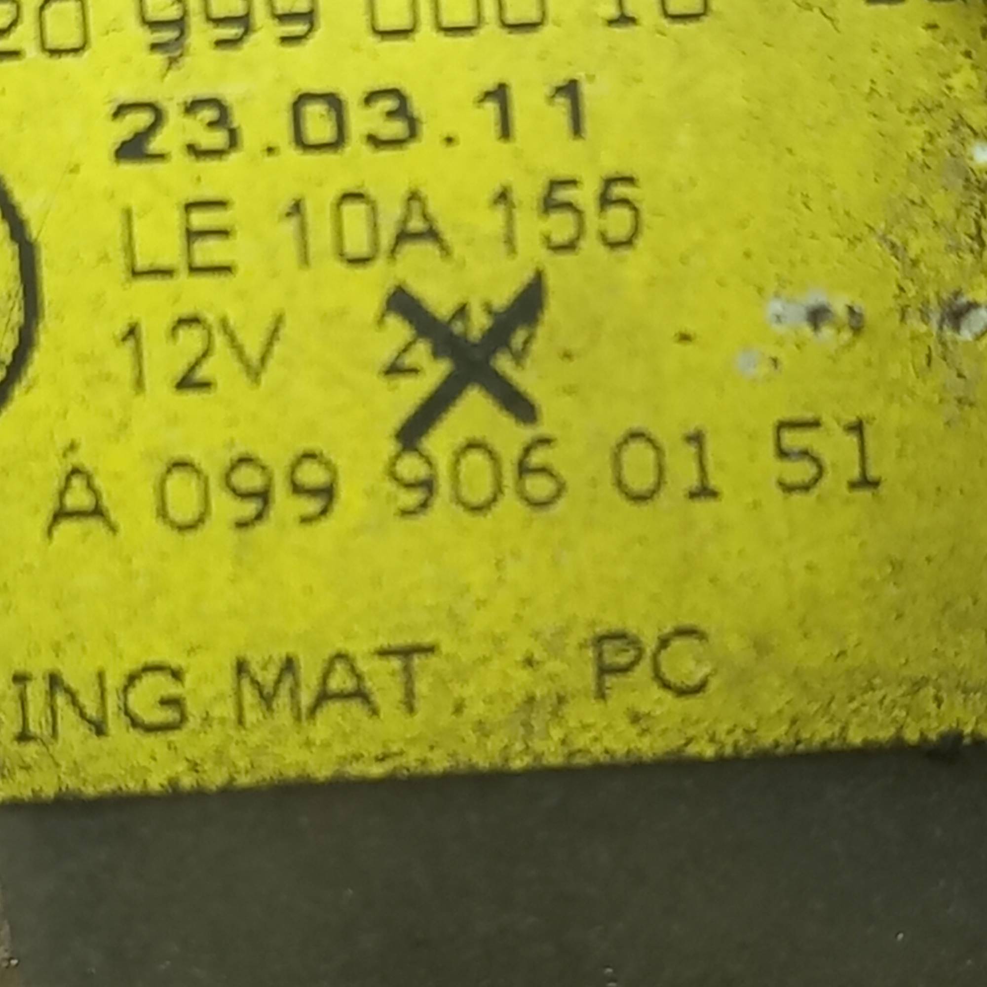 a0999060151, фара денного світла, ліва Mercedes W117 W242 W245