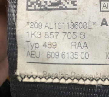 Ремінь безпеки передній лівий Volkswagen Golf 5 1k3857705s