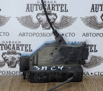 Замок двері задній правий електр 6 пінів Peugeot 207 Citroen c4 picasso Expert 24099158
