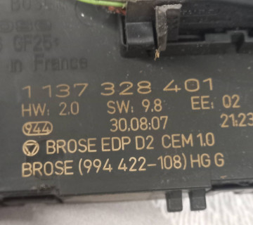 1137328401 Блок управління склопідйомноком передній лівий Peugeot 407 2004-2010