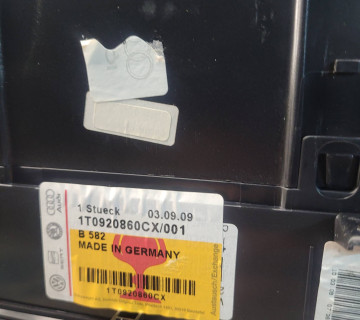 1t0920860cx Панель приладів Vw touran 1.9