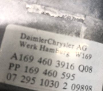 a1694603916 Колонка кермова Mercedes-Benz W245 W169