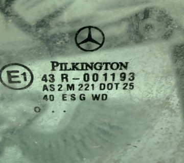 Скло дверей переднє ліве Mercedes W203 купе 43r-001193, 21802829
