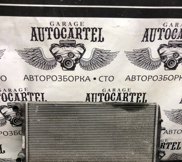 6q0121253a радіатор охолодження Volkjswagen polo