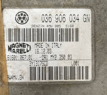 036906034gn блок управління двигуном VAG Skoda Fabia 1 1999-2007
