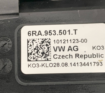 Підрульовий перемикач в зборі, шлейф підрулевий Skoda rapid 6ra953501t
