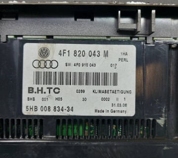 Блок керування клімат контролем Audi A6 C6 4F1820043M