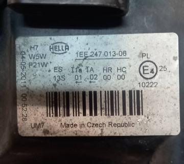 Фара передня права Volkswagen Golf Plus 2004-2009 1ee247013-06, 5M1941006B