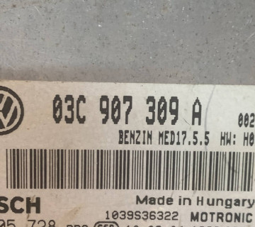 Блок керування двигуном VW GOLF VI 1.4TSI 03c907309a