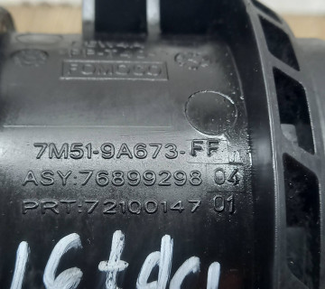 Витратомір повітря Ford C-Max Focus Kuga Mondeo Connect (FOMOCO) 1.6tdci, 2.0-2.2tdci,7M5112B579BB 7M519A673FF