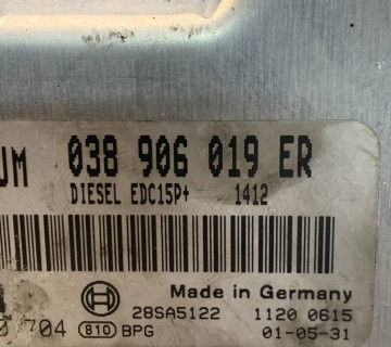 Блок управління двигуном для Volkswagen Passat B5 1.9tdi 038906019er