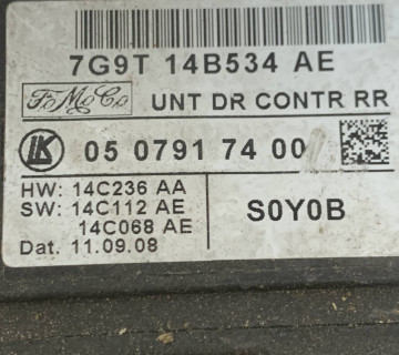 Блок комфорту дверей Ford Galaxy/Mondeo IV/S-Max 7g9t14b534ae