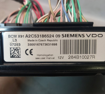 Блок управління BCM X91 Renault LAGUNA III 284B10045R A2C53186524