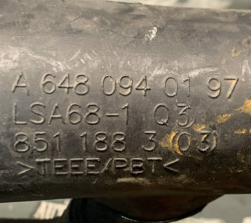 Патрубок повітряного фільтра MERCEDES-BENZ W211 3.2 cdi a6480940197