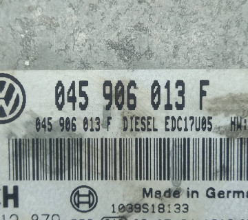 Блок управління двигуном комплект Skoda Fabia 1.4tdi 2007-2014 045906013f