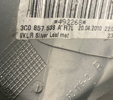3c0857538a Корпус правого дзеркала Volkswagen passat b6