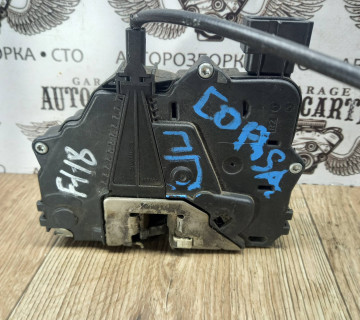 Замок дверки передньої правої Opel Corsa D, Opel Meriva B, 6 pin,13258274