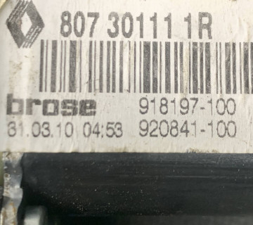 Моторчик склопідйомника перед правий RENAULT FLUENCE 2009-2012 807301111r