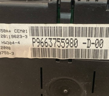панель приладів монітор citroen c4 picasso p9663755980