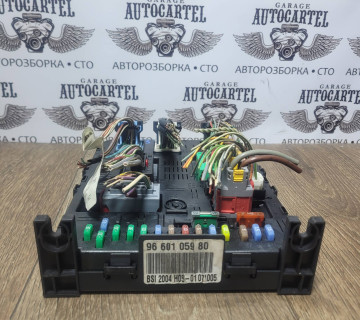 9660105980 Блок запобіжників BSI 1.6 HDI Peugeot 307 Модуль управління комфорту