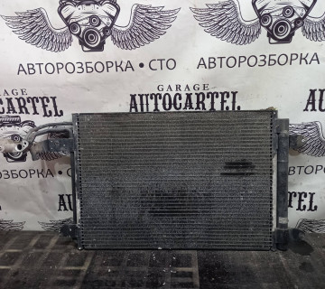 1K0820411J Радіатор кондиціонера Volkswagen Jetta 5 Golf V Skoda Oktavia A5 2007 1K0820191a