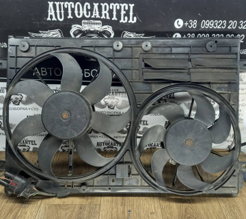 Диффузор вентилятора в зборі VW Passat B6 2.0 TDI (2005-2010) 1K0121207AT, 1k0121205ab
