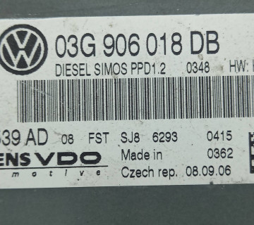 Блок управління двигуном VW TOURAN 2.0 TDI 03g906018db