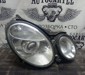 Фара права лінза електрокоректором. Mercedes-Benz E-Class W211 02-09 154-360-00 A2118200261