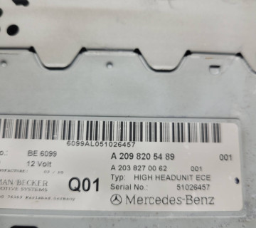 Магнітола з навігацією a2098205489 Mercedes clk