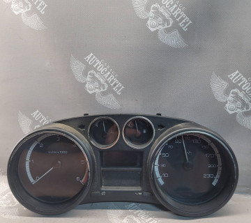 Панель приладів (спідометр, одометр, щиток) Peugeot 308 9665107480