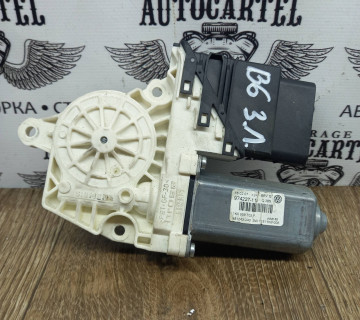 1K0959703P, Моторчик склопідіймача задній лівий VW Passat (B6) 18 PIN 2005-2010
