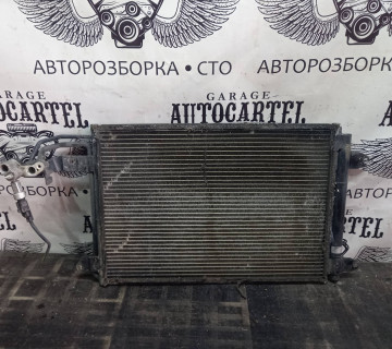 Радіатор кондиціонера Octavia A5/Golf 5/Superb ll/Caddy lll 1.9tdi 1k0820411f